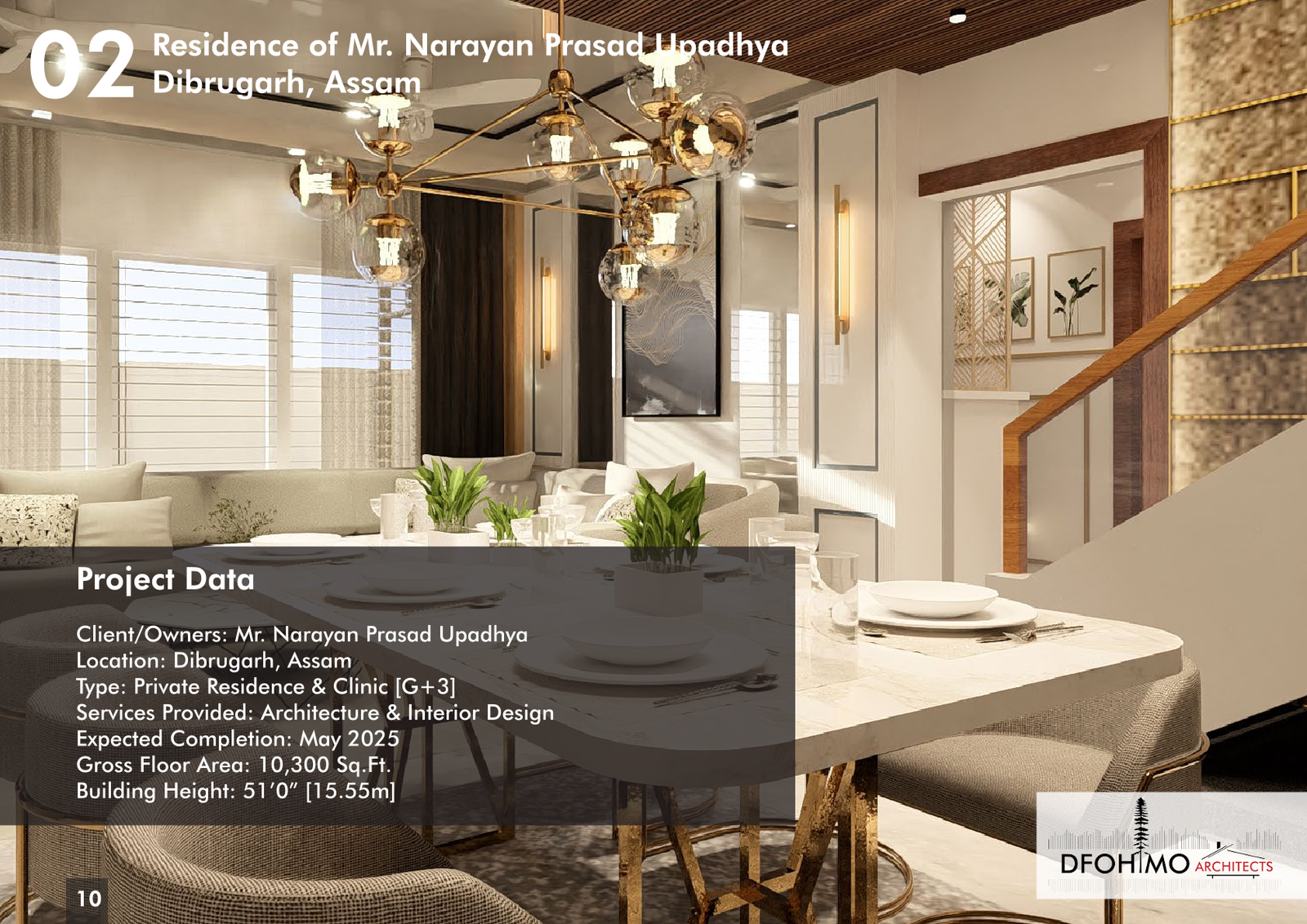 Interior view of the Residence of Mr. Narayan Prasad Upadhya in Dibrugarh