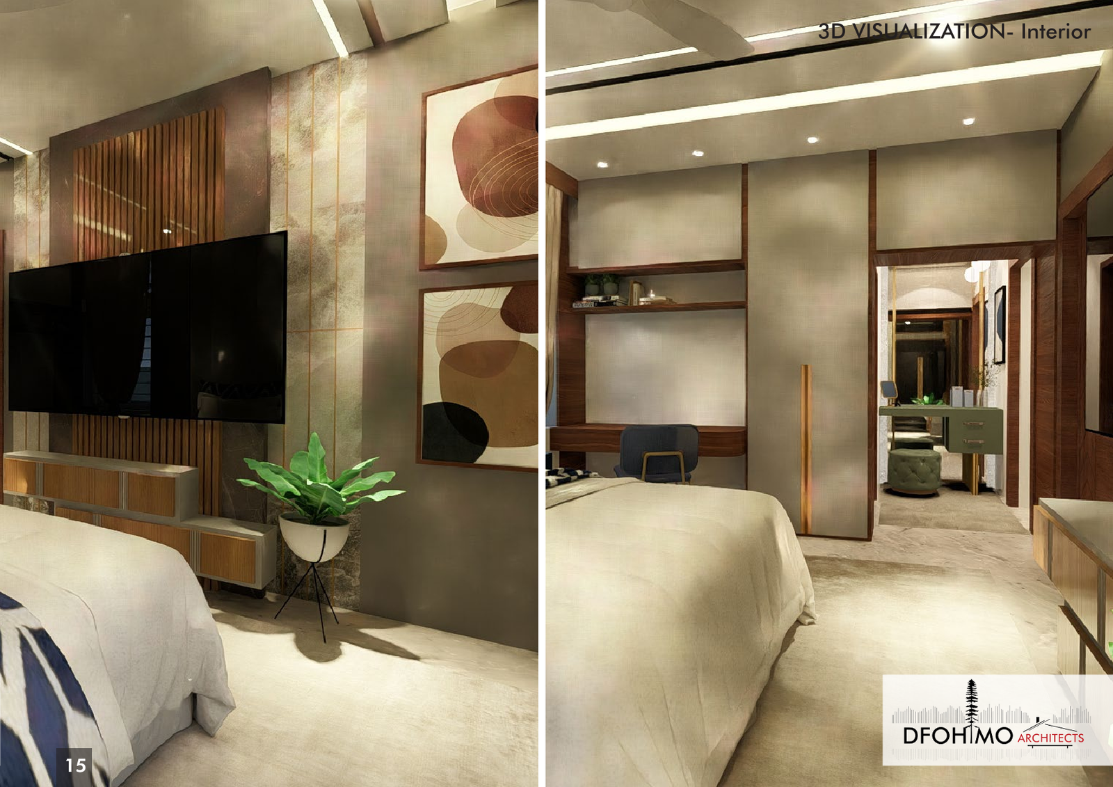 Bedroom design visualization for Mr. Narayan Prasad Upadhya's residence